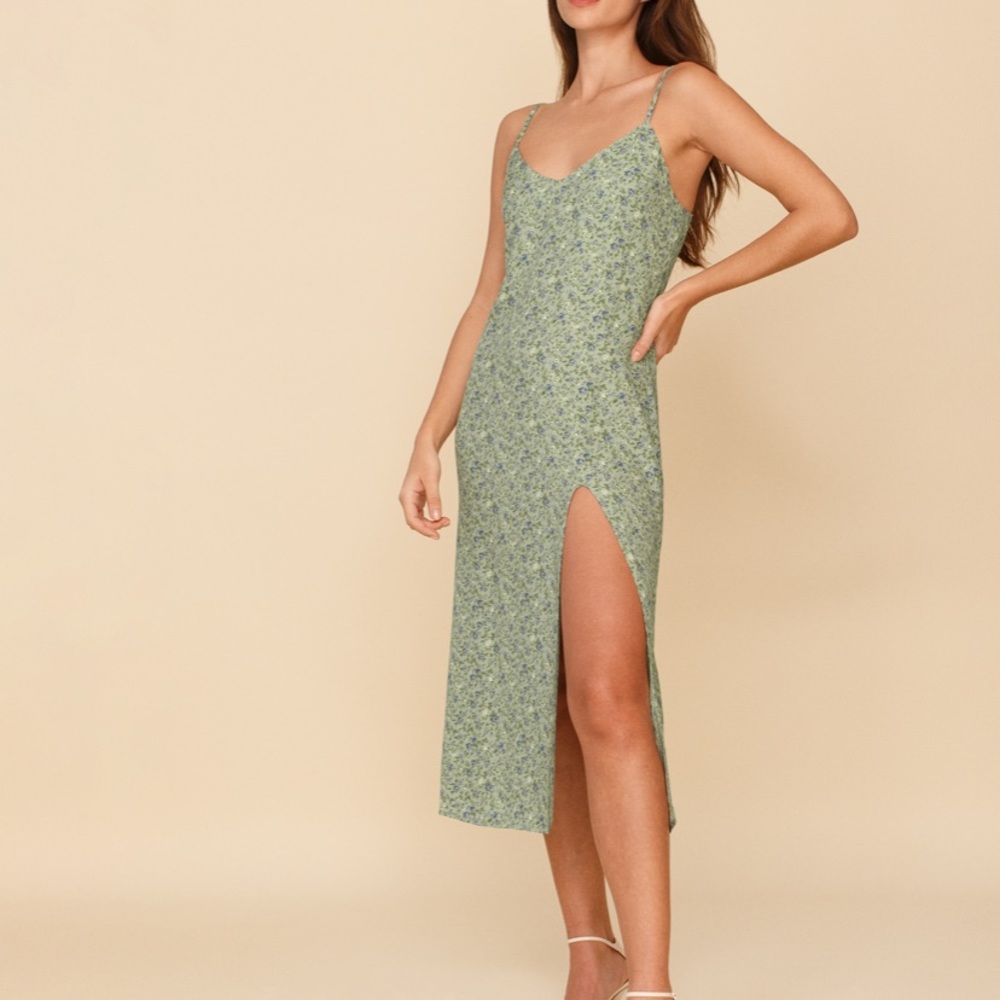 REFORMATION floral slip dress 8